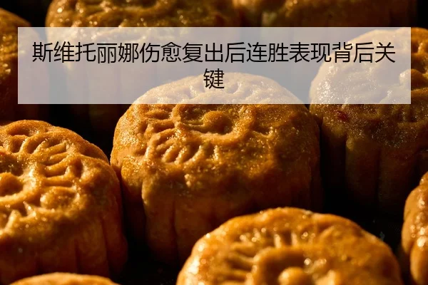 斯维托丽娜伤愈复出后连胜表现背后关键